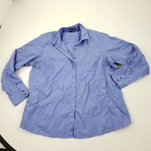 Lands End 22W Women's Shirt Button Front Non-I3353